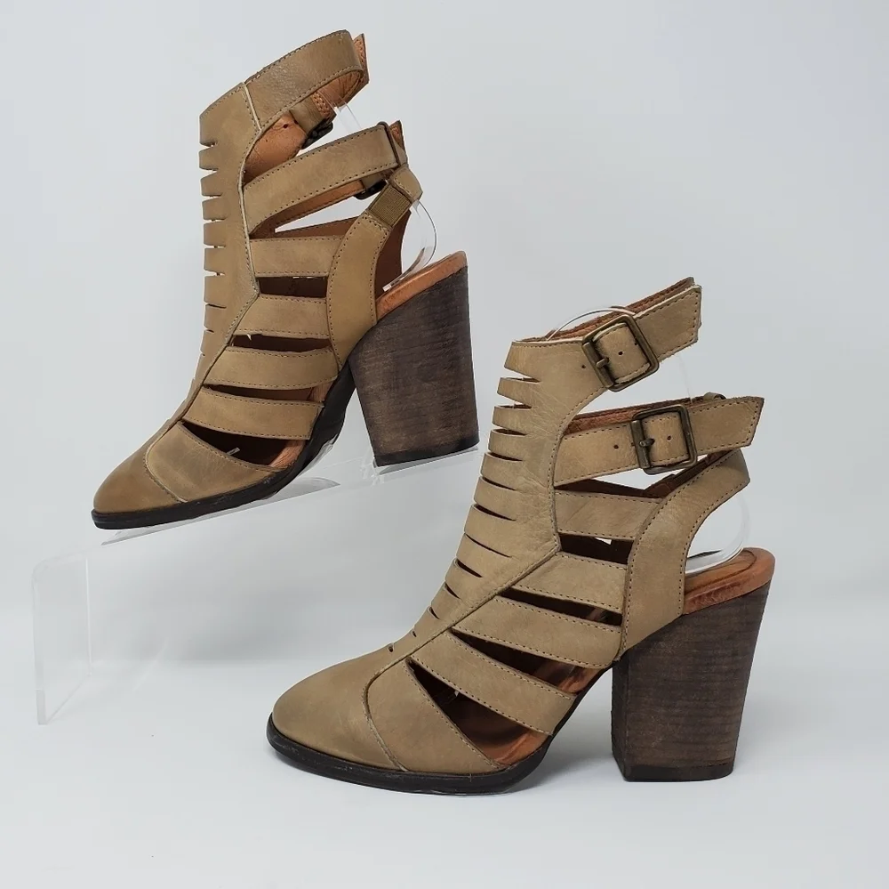 Free People Women Hayes Heel Boots Faded Khaki Women's Multi size New